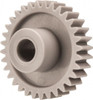 Made in USA 20 Pitch, 1.6" Pitch Diam, 1.7" OD, 32 Tooth Spur Gear 3/8" Face Width, 3/8" Bore Diam, 47/64" Hub Diam, 20° Pressure Angle, Acetal 2032 - 03115391
