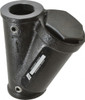 Flow Ezy Filters 1-1/2 NPT Thread, 238 Micron, 6" Outside Diam, 7-1/2" Long, Stainless Steel Wire Cloth Media, Filter Assembly Epoxy Coated Cast Iron Y-25-238-3 - 91957845