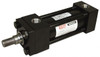 Schrader Bellows 3-1/4" Bore, 1-3/8" Rod Diam, Double Acting NFPA Tie Rod Cylinder 1" Stroke Length, 1-14 Rod Thread, 9-3/4" OAL, Prepared for Bolt on Mount 1H000039990 - 86157245