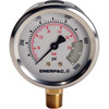 Enerpac 1,,000 psi Glycerine-Filled Hydraulic Pressure Gauge 1/4 NPTF Gauge Connection, 2-1/2" Face Diam G2514L - 60777356