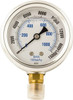 Value Collection 0 - 15,000 psi Liquid-Filled Hydraulic Pressure Gauge 1/4 NPTF Gauge Connection, 2-1/2" Face Diam PS-MH-HPC1-039 - 59755173