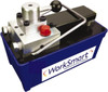 Value Collection 10,000 psi Air-Hydraulic Pump & Jack 91.5 Cu In Oil Capacity, Use with Double Acting Cylinders, Advance, Hold & Retract PS-MH-HPC1-165 - 42337717