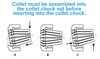 Precise ER-25 & ER-32 Metric Spring Collet Sets