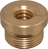 Keystone Threaded Products 1.12" Long, 3/4" High, 1/2" Thread Length, Bronze, Right Hand, Round, Precision Acme Nut 0.937-16 Thread Size, 2C Class of Fit 1/2-10R1 - 00501411