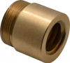 Keystone Threaded Products 1-1/2" Long, 1-1/2" High, 1/2" Thread Length, Bronze, Right Hand, Round, Precision Acme Nut 1.375-16 Thread Size, 2C Class of Fit 1-6R1 - 00501692