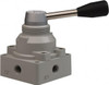 PRO-SOURCE 4-Port 1/4" Inlet NPT 1/4" Outlet 4-Way, 3-Position Rotary Lever Actuator/Manual Return Air Valve 0.976 CV Rating, 127.98 Max psi 5140300011PRO - 78257672