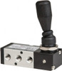 PRO-SOURCE 5-Port 1/8" Inlet NPT 1/8" Outlet 5-Way 2-Position Lever Actuator/Detent Return Manual Mechanical Air Valve 0.976 CV Rating, 127.98 Max psi 4550231012PRO - 78261047