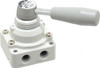 SMC Pneumatics 1/4" Inlet NPT 2-Position Rotary Lever Actuator/Manual Return Air Valve 0.4 CV Rating, 150 Max psi, 140°F Max VH202-N02 - 80084528