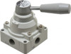 SMC Pneumatics 3/8" Inlet NPT 2-Position Rotary Lever Actuator/Manual Return Air Valve 1.1 CV Rating, 150 Max psi, 140°F Max VH302-N03 - 80084544
