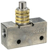 ARO Fluid Management 0.195 CV Rate & 7.5 CFM 3 Way Air Valve Straight Plunger, Spring Return, 150 Max psi 214-C - 09830985