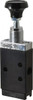 Parker Hannifin 0.20 CV Rate, 1/8" NPT Inlet Direct Air 2 Mechanical Spool Valve 3 Way, 2 Position, Button Spring Return, 150 Max psi 414411000 - 00835678