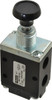 Parker Hannifin 0.83 CV Rate, 1/4" NPT Inlet Direct Air 4 Mechanical Spool Valve 3 Way, 2 Position NC, 150 Max psi, Button Manual Return 524431000 - 67396986
