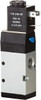 ARO Fluid Management 1/4" Inlet x 1/4" Outlet, Single Solenoid Actuator, Spring Return, 2 Position, Body Ported Solenoid Air Valve 24 VDC Input, 0.7 CV, 3 Way, 115 psi, 122° Max Temp, 15° Min Temp M252SS-024-D - 58429135