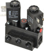 ARO Fluid Management 1/4" Inlet x 1/4" Outlet, Solenoid Actuator, Solenoid Return, 3 Position, Body Ported Solenoid Air Valve 120 VAC Input, 32 CFM, 0.9 CV, 4 Way, 150 psi, 2-15/16" Long x 1-15/16" Wide x 1-13/16" High A712SD-120-A - 80121668
