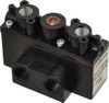 ARO Fluid Management 1/4" Inlet x 1/4" Outlet, Pilot Actuator, Pilot Return, 3 Position, Body Ported Solenoid Air Valve 54 CFM, 1.5 CV, 4 Way, 150 psi, 2-15/16" Long x 1-15/16" Wide x 1-13/16" High, 0 to 180°F A312PD - 80121544