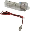 SMC Pneumatics 0.3 CV Flow Rate, Single Solenoid Pilot Operated Valve 5 Port, 2 Position, Spring Return, 1/4" Push to Connect Inlet, 24 V SY3140-5LZ - 80162589