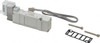 SMC Pneumatics 0.7 CV Flow Rate, Single Solenoid Pilot Operated Valve 5 Port, 2 Position, Spring Return, 1/4" Push to Connect Inlet, 110 V SY5140-3LZ - 80163025