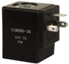 ARO Fluid Management 30mm 24 VDC Coil Stacking Solenoid Valve For Use with 1/4 NPT 119690-39 - 09392499