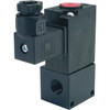 ARO Fluid Management 1/8", 3-Way Body Ported Stacking Solenoid Valve 120 VAC, 0.2 CV Rate, 2.4" High P251SS-120-A - 05681416