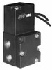 ARO Fluid Management 1/8", 4-Way Body Ported Stacking Solenoid Valve without Speed Control 24 VDC, 0.2 CV Rate, 2.4" High P221SS-024-D - 05681549