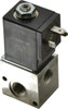 ARO Fluid Management 1/4", CAT Series 3-Way 2-Position Stacking Solenoid Valve 12 VDC, 0.2 CV Rate, 3-1/2" High CAT77S-012-D - 05681978