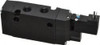 Parker Hannifin 1/4", 4-Way Body Ported Stacking Solenoid Valve 24 VDC, 1.4 CV Rate, Air Return, 2.4" High x 5.78" Long B511BB549C - 09666884