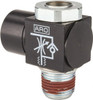 ARO Fluid Management 3/8" NPT Right Angle Flow Control Valve 119307-375 - 80183809
