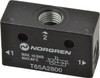 Norgren 1/4" NPT x 1/4" NPT Shuttle Valve 10 to 145 psi & Zinc Body T65A2800 - 01977016
