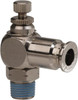 PRO-SOURCE 1/8" Male NPT x 1/4" Tube OD Tamper Resistant Valve 0 to 113.76 psi & Nickel Plated Brass Material 4827200315PRO - 78257284