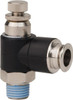 PRO-SOURCE 1/4" Male NPT x 3/8" Tube OD Compact Banjo Valve 0 to 113.76 psi & Techno Polymer, Brass, Steel Material 4826600814PRO - 78257052