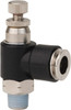 PRO-SOURCE 1/8" NPT x 5/16" Tube OD Right Angle Flow Control Valve 0 to 113.76 psi & Techno Polymer, Brass, Steel Material 4827100415PRO - 78255031