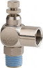 PRO-SOURCE 1/4" Male NPT x 1/4" Female NPT Right Angle Flow Control Valve 0 to 113.76 psi & Nickel Plated Brass Material 4827100613PRO - 78255064