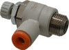 SMC Pneumatics 5/32" Tube OD x 1/8" Male NPT Flow Control Elbow Valve Meter Out AS2201F-N01-03 - 80083025