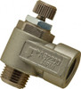 SMC Pneumatics 1/8" Male NPT x 1/8" Female NPT Flow & Speed Control Valve Elbow Type AS2200-N01 - 80083926