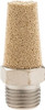 Norgren 1/8 Male NPT, Muffler 300 Max psi, 20 CFM, Sintered Bronze MS001A - 75048306