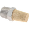 PRO-SOURCE 3/8 Male NPT, 11/16" Hex, 1-1/2" OAL, Exhaust Muffler 300 Max psi, 81 Decibel Rating, Sintered Bronze 4410003850PRO - 42008862