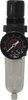 Norgren 1/4 NPT Miniature 1 Pc Filter/Regulator FRL Unit with Pressure Gauge 14 SCFM, 150 Max psi, Polycarbonate Bowl, Automatic Drain B07-202-A1LA - 00495242