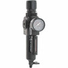 Norgren 1/4 NPT Compact 1 Pc Filter/Regulator FRL Unit with Sight Glass & Pressure Gauge 80 SCFM, 250 Max psi, Metal Bowl, Manual Drain 00495358 - 00495358
