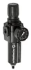 Norgren 1/2 NPT Intermediate 1 Pc Filter/Regulator FRL Unit with Sight Glass & Pressure Gauge 123 SCFM, 250 Max psi, Aluminum Bowl, Automatic Drain B73G4AKAD1RMG - 00495648