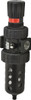 Parker Hannifin 3/4 NPT Standard 1 Pc Filter/Regulator FRL Unit 90 SCFM, 150 Max psi, Polycarbonate Bowl, Manual Drain 07E42A13AC - 01027366