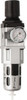 PRO-SOURCE 3/8 NPT Intermediate 1 Pc Filter/Regulator FRL Unit with Pressure Gauge 77 SCFM, 145 Max psi, Polycarbonate Bowl, Automatic Drain 1530003750PRO - 62791850