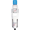 PRO-SOURCE 1/2 NPT Standard FRL Unit with Sight Glass & Pressure Gauge 91.81 SCFM, 145 Max psi, Aluminum Bowl, Semi-Automatic Drain NUFR-04N - 19240126