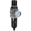Wilkerson 3/8 NPT Compact 1 Pc Filter/Regulator FRL Unit with Pressure Gauge 158 SCFM, 150 Max psi, Polycarbonate Bowl, Manual Drain Drain B18-03-FKG0B - 11760246