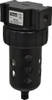 Parker Hannifin 1/4" Port, 6.22" High x 2.81" Wide Intermediate Filter with Polycarbonate Bowl, Manual Drain 53 SCFM, 150 Max psi, 125°F Max Temp, Modular Connection, Bowl Guard, 4.4 oz Bowl Capacity 06F12AC - 81752008