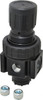 Parker Hannifin 1/4 NPT 2 - 125 psi Economy Zinc Regulator 300 Max Supply psi, 30 CFM, 32 to 175°F, 2" Wide x 4.44" High 05R113AD - 08610131