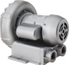 Gast 1/8 HP Single Phase Regenerative Air Blower 115/230V, 27 Max CFM, 28.5" Max Water Pressure, 26.5" Max Vacuum Water Pressure, 2.3/1.0 Full Load Amps R1102K-01 - 80059264