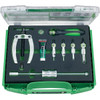 KUKKO 1/4 to 1-3/16" Spread, Blind Hole Puller Set 3-5/8" Reach, 1 Jaw, 1 Pc K-22-A - 94541703