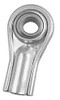 Alinabal 1/4" ID, Female Spherical Rod End 1/4-28 LH, Carbon Steel with Steel Raceway KFL-4-G - 36671261
