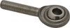 Made in USA 5/16" ID, 7/8" Max OD, 2,050 Lb Max Static Cap, Plain Male Spherical Rod End 5/16-24 RH, Stainless Steel with Stainless Steel Raceway SCM5T - 35398312