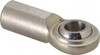 Made in USA 3/4" ID, 1-3/4" Max OD, 7,520 Lb Max Static Cap, Plain Female Spherical Rod End 3/4-16 RH, Stainless Steel with Stainless Steel Raceway SCF12T - 35398445